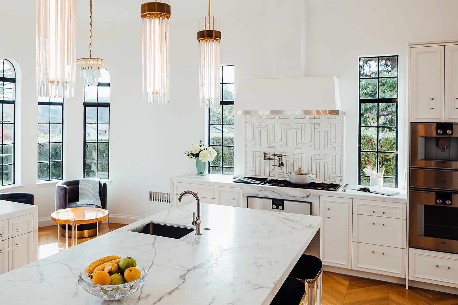 Shannon Mastalir Interior Design - Large White Kitchen